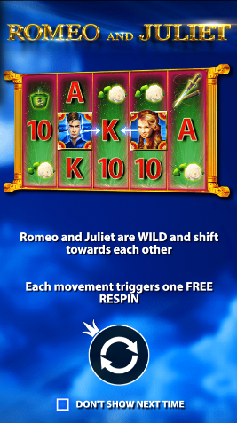 Romeo and Juliet - screenshot with slot description 6