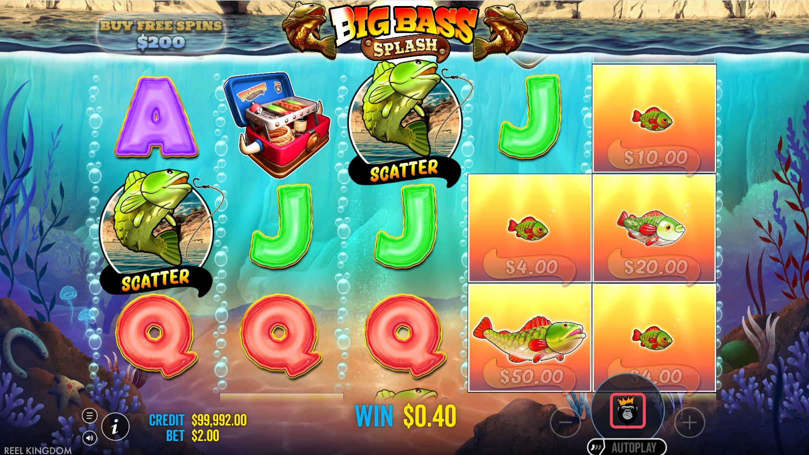 Big Bass Splash - screenshot with slot description 4