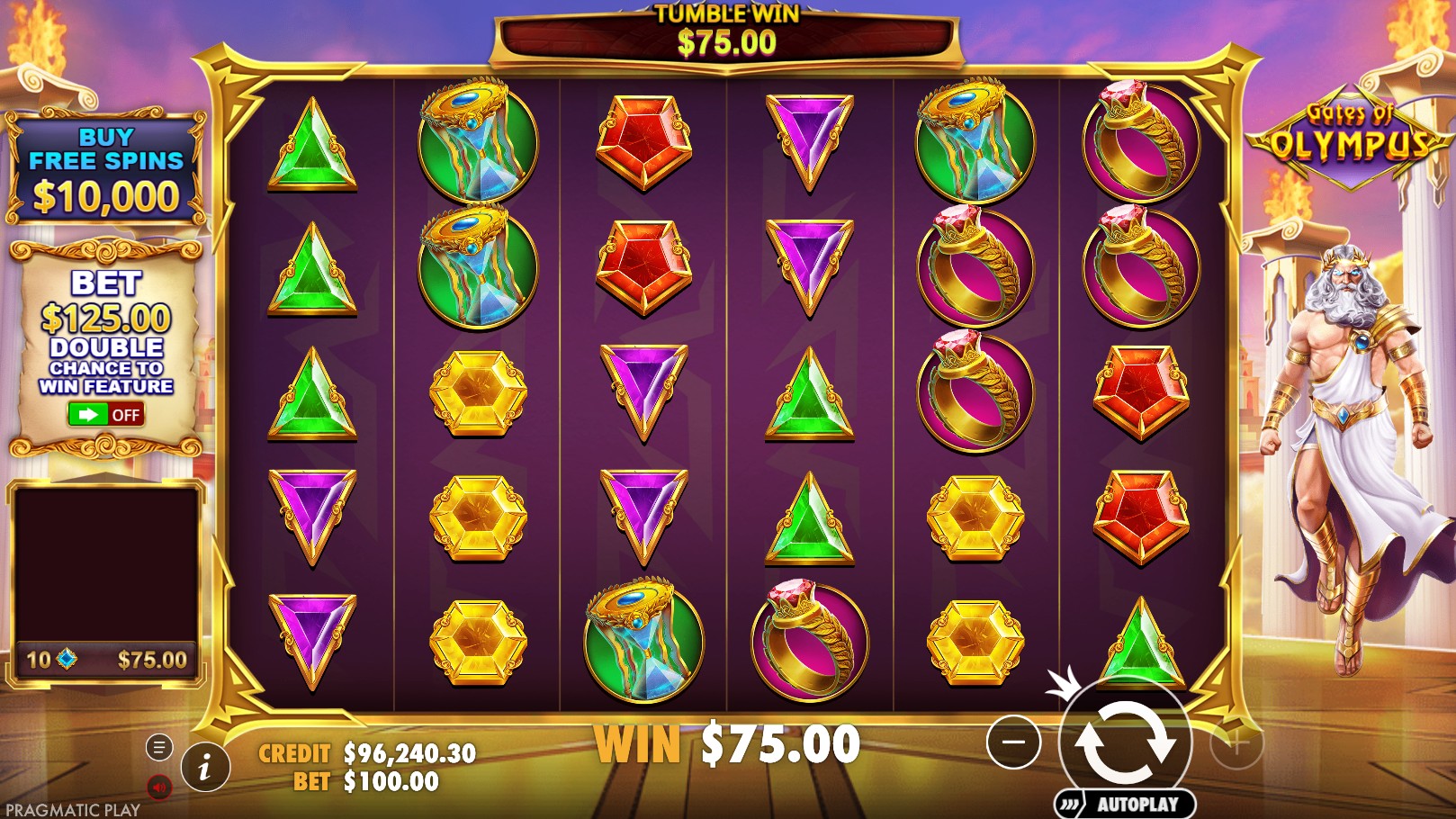 Gates of Olympus™ - screenshot with slot description 5