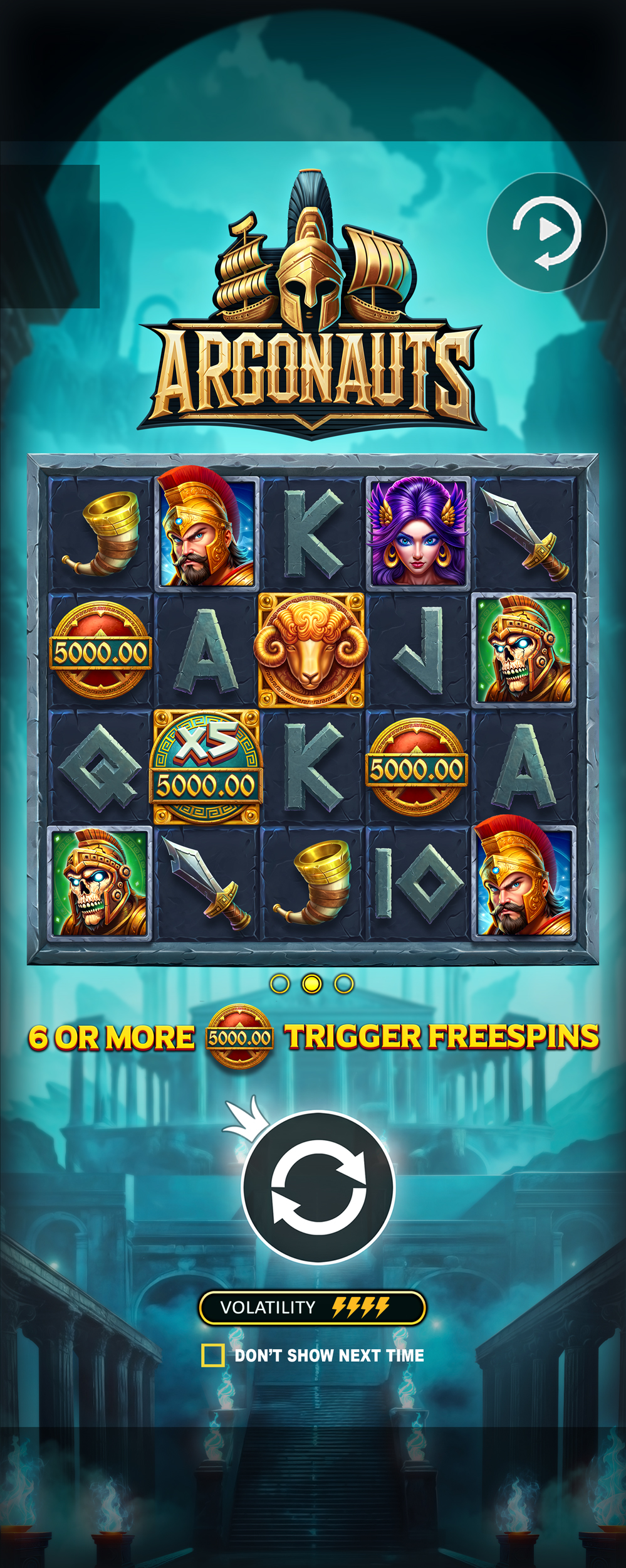 Argonauts - screenshot with slot description 7